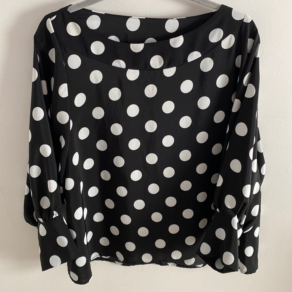 ASOS size L women’s polka dot shirt